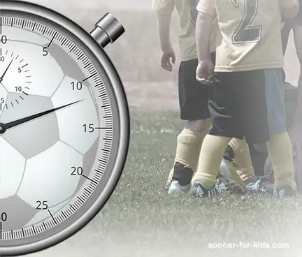 This post will tell you how long is a youth soccer game including the break for halftime. Shareable chart of game lengths for different age groups