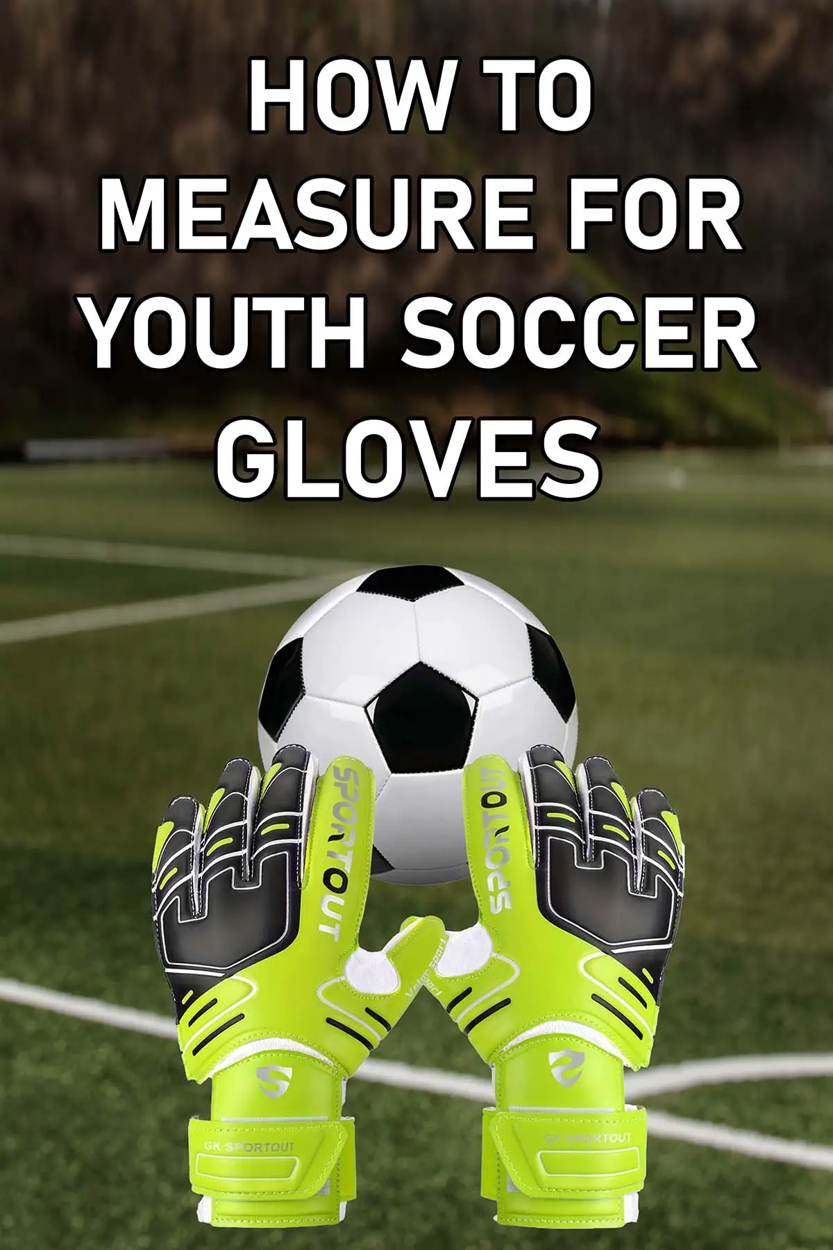Youth soccer goalie gloves