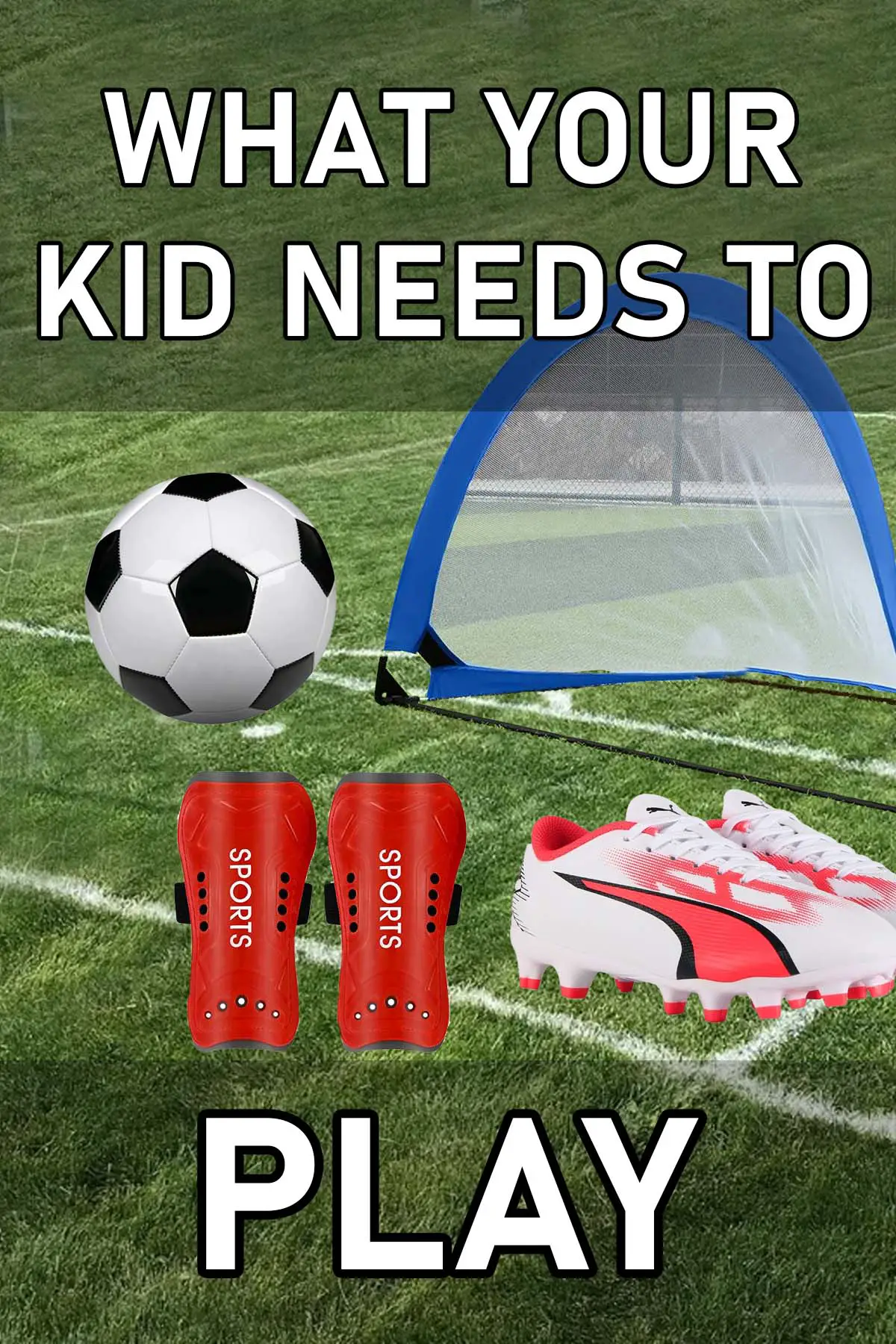 Kids soccer equipment