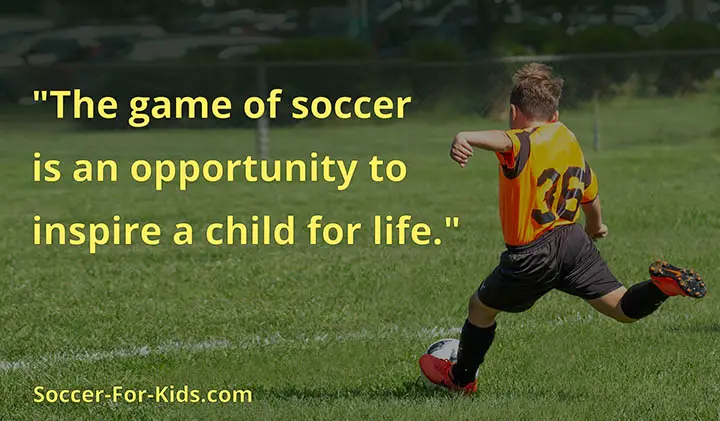 inspirational message for kids soccer