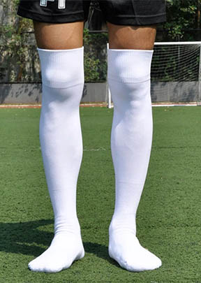 Knee high soccer socks