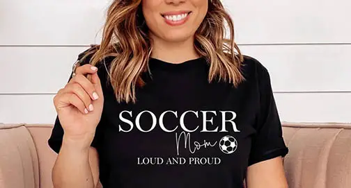 Proud and Loud Soccer Mom Shirt