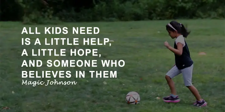 Soccer girl hope quote