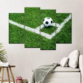 Soccer wall art