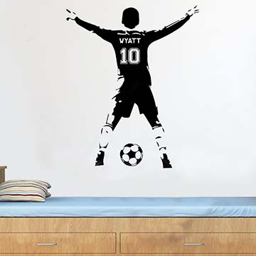 Soccer wall decor