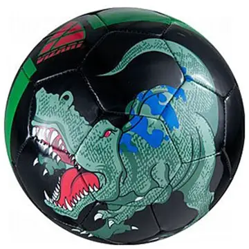 T-rex dinosaur soccer ball