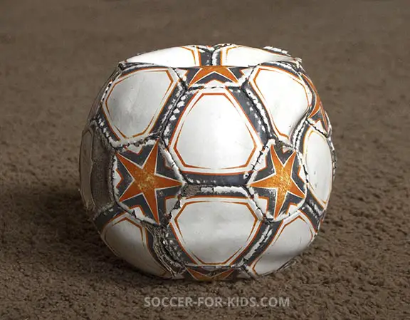 Underinflated Size 3 Soccer Ball
