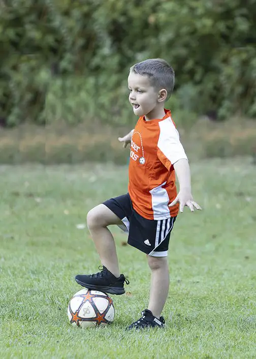 Whether you're a soccer coach or soccer parent, there are simple soccer moves that are easy to teach, fun, and great to use for very young soccer players.