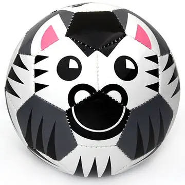 zebra toddler soccer ball