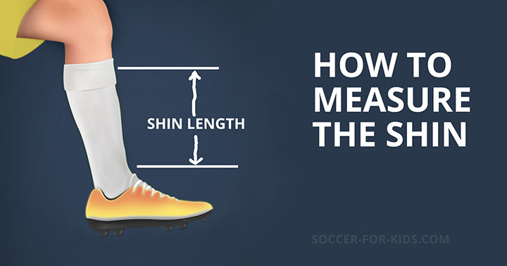 Diagram: How to measure for shin guard