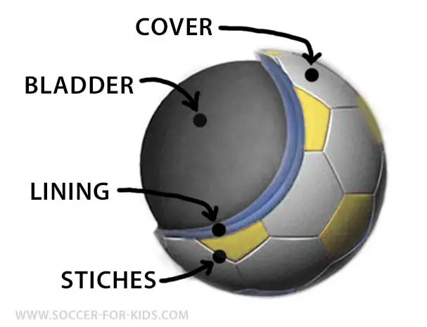 inside soccer ball diagram