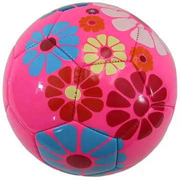 pink girls soccer ball