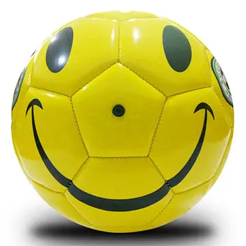 smiley face soccer ball