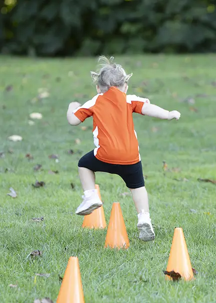 Games with youth soccer cones